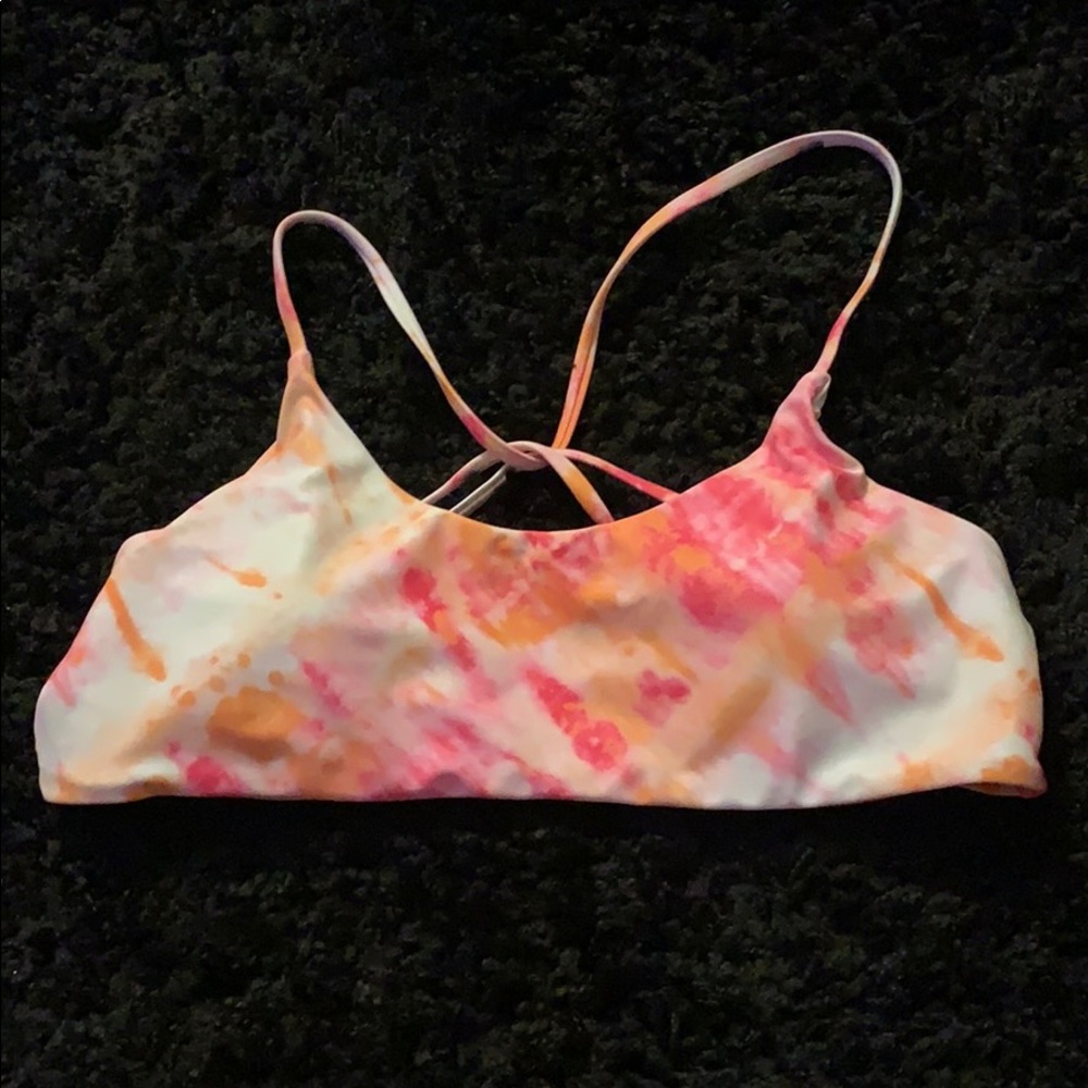 tye die bikini top